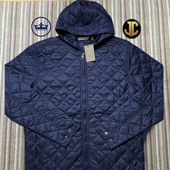 Peter Millar Other - Peter Millar Crown- Essex Quilted Full-Zip Hoodie  XLARGE NWT